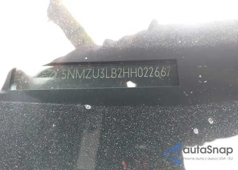 2017 Hyundai Santa Fe Sport 2.4L из США, поврежденный, VIN 5NMZU3LB2HH022667